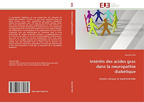Intérêts des acides gras dans la neuropathie diabétique: Etudes clinique et expérimentale
