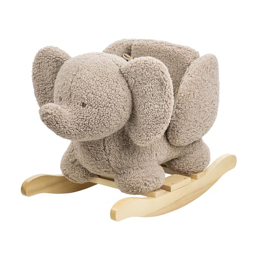Nattou Schaukeltier aus weichem Teddy-Stoff, Schaukeltier Elefant, Inkl. Sicherheitsgurt, Fröhliches Hin- und Herschaukeln, Ca. 60 cm, Lapidou, Polyester/Holz, Taupe Nattou Schaukeltier aus weichem Teddy-Stoff, Schaukeltier Elefant, Inkl. Sicherheitsgurt, Fröhliches Hin- und Herschaukeln, Ca. 60 cm, Lapidou, Polyester/Holz, Taupe