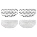 Ximoon 4 Steam Mop Pads Fits Bissell PowerFresh 1940 1440 1544 Series; Model 19402, 19404, 19408, 1940A, 1940Q, 1940T, 1940W