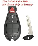 KAWIHEN Keyless Entry Remote Key Fob Shell Replacement for 2013 2014 2015 2016 2017 2018 Dodge Ram 1