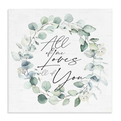Romantic Love You Botanical, 24 x 24 Inch Canvas Wall Art