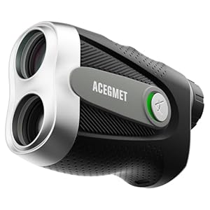 Range Finder Golf Hunting 1100 Yards Laser Rangefinder Slope Golfing Rechargeable Magnetic,6X Magnification Accessories Golf/Hunt Ideal for Novice Professional Players/Hunter