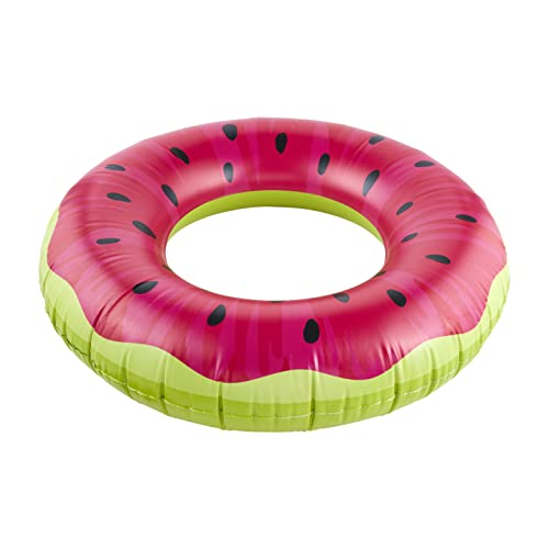 Flotteur de piscine pastèque rose Mud Pie bouée géante de plage