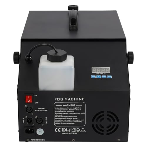 Máquina de humo baja para escenario 1200W con control remoto miniatura 5