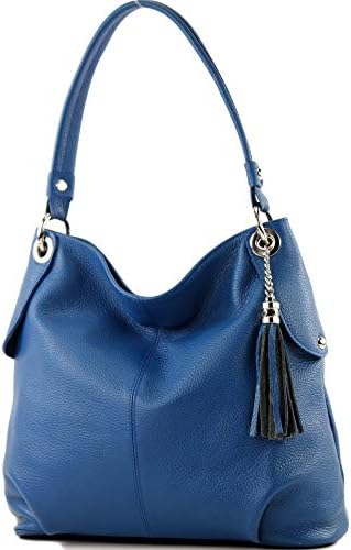 Sac à Bandoulière Femme En Cuir Modamoda T63 - Fermeture Aimants, Plusieurs Compartiments - Classique Et Pratique
