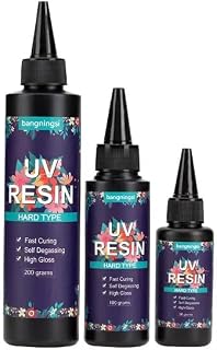 UV树脂液 250克 树脂液 UV/LED对应树脂液 大容量 硬成型 UV树脂液DIY手工装饰快速硬化 低过敏性