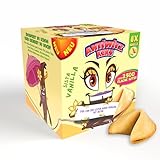 Sista Vanilla Antiwitzkeks Box | Glückskekse | 8 Vanille-Kekse mit über 2.500 flachen Witzen & Sprüchen | Lustige Geschenkidee zum Naschen & Lachen | Knuspriger Humor – Made in Germany