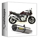scarico omologato, titanio, fondello carby, omologato suono, ricambio per componenti originali e arrow, raccordo inox, db-killer incluso e rimovibile, race-tech, il kit per il montaggio è incluso insieme a tutti i componenti necessari per la sostituzione del ricambio. non occorre nessuna modifica dei raccordi.,
