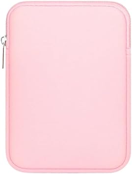 Universal Soft Liner e-Book Case Suitable for kobo Clara HD/Clara 2E/kobo Aura Edition 2 Nia 6 eReader Zipper BagPink
