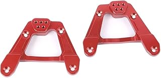 C31695RED Alloy Machined Rear Shock Towers for Axial SCX6