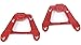 C31695RED Alloy Machined Rear Shock Towers for Axial SCX6
