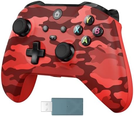 GMVOX Wireless Controller for X-BOX/PC,Camo Red
