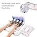 iLeadon Keyboard Wrist Rest Pad and Mouse Wrist Rest Support Mouse Pad Set, Non Slip Rubber Base Wrist Support with Ergonomic Raised Memory Foam for Easy Typing & Pain Relief, Colorful Marble