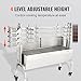 VEVOR Stainless Steel Rotisserie Grill with Windscreen,BBQ Whole Pig Lamb Goat Charcoal Spit Grill,Electric 50W Motor BBQ Hog Rotisserie Roaster,46 Inch 132 Lbs Capacity Lamb Rotisserie System,Silver