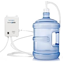 Bottled Water Dispenser Pump System US Plug 20ft Hose Outlets Used for Coffee Machine Icemaker Refrigerator Kitchen Camping RV 5 Gallon Jug Fresh Drinking Bottled Water Pump