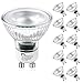 LED GU10 Spotlight Light Bulbs, 50 Watt Equivalent, 5.5W Dimmable, Full Glass Cover Reflector, 5000K Daylight, 25000 Hours, UL Listed, Energy Star Certified, by Mastery Mart (Pack of 10)