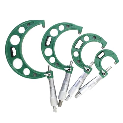 Micrómetro 0-25-50-75-100mm de precisión exterior tornillo micrométrico 1
