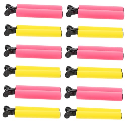 NOLITOY 12pcs Hairdressing Perm Rod Insulation Pads for Hair Salon Hair Perm Rod Insulation Clips Heat Isolation Technology Styling Tools