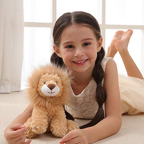 Apricot Lamb Toys Plush Yellow Plush Lion Stuffed Animal Soft Cuddly Perfect For Child （Yellow Lion ，8 Inches #TOP2