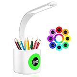 🎁【Regalo Raro】 Esta flexo escritorio para estudiar es muy poderosa, y el diseño de apariencia también es muy lindo, que es muy adecuado para niños y es una buena opción para niños y niñas como regalos de Navidad. La lampara led escritorio tiene una potencia de 10W, que tiene un mayor brillo y una vida útil más larga, y puede ser utilizada tanto por adultos como por niños. La lámpara de mesa ofrece un período de servicio postventa de 18 meses, no importa ningún problema, puede contactarnos.