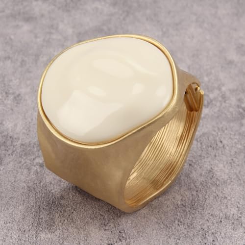 Bjesinmo Gold Bangle Bracelet for Women Wide Wristband Bracelet Arm Cuff by Bjesinmo - Used condition - Image 4