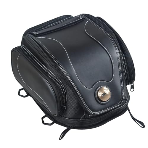 Bolsa de moto universal e impermeable para asiento trasero con gran capacidad