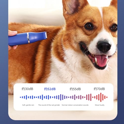 Recortadora para mascotas con carga USB C y mango ergonómico para corte de pelo completo 3