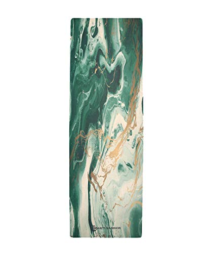 Shakti Warrior Anahata Hemp Yoga mat - Artist Designed, Premium e...