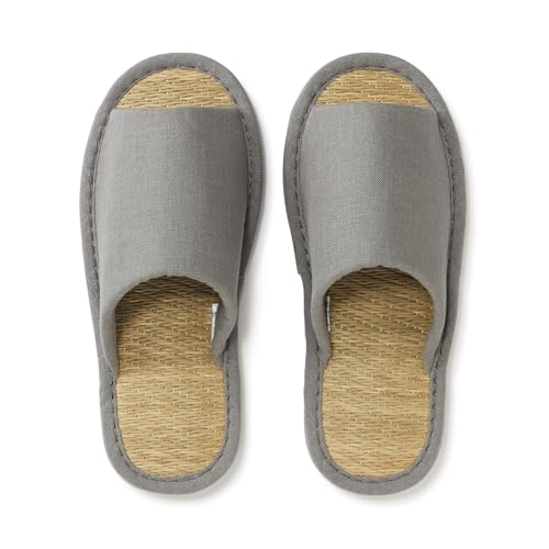 [無印良品] スリッパ イ草スリッパ・前あき 84774546 グレー XL