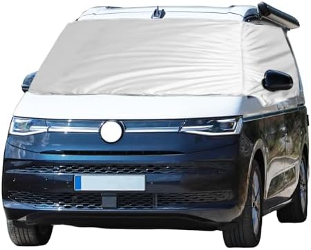 Extra Dicke Frontscheibenabdeckung für VW T7 Multivan, Auto Windschutzscheiben Sonnenschutz