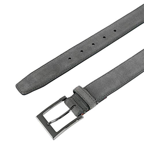 Trafalgar Men's Montera 35mm Suede Belt3