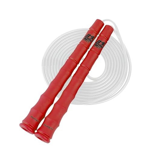 Buddy Lee New Versa Trainer Jump Rope &ndash; Red &ndash; Adjustable Speed Rope for Fitness, Cardio...