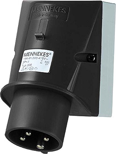 Connecteur CEE 16 A Mennekes 337 étanche IP44 prise robuste 4P 7h 500V