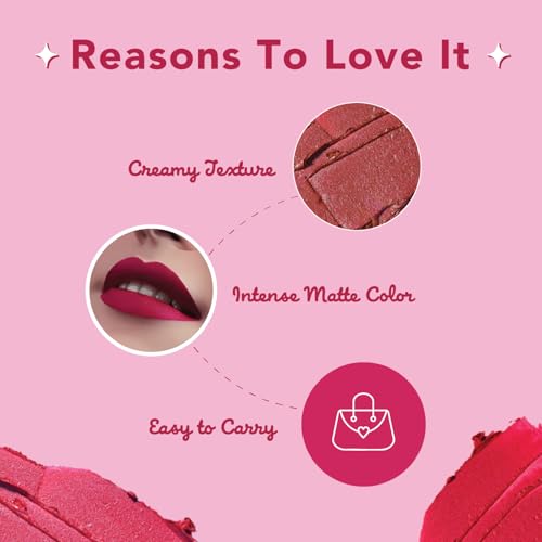 Image of Blue Heaven Get Matte Lip Tower 4-in-1 Stackable Lipstick Combo Set | Moisturizing & Lightweight | Smooth Matte Finish |Intense Color Payoff| Easy to Carry, 6gm