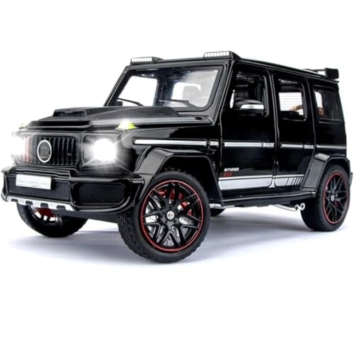 Image of Mercedes Brabus 700 Benz AMG G63 Model Car G-Wagon 1:32 Exclusive Alloy Metal Pull Back Die-cast Car Metal Pullback Toy car with Openable Doors & Light Music【Colors as Per Stock】