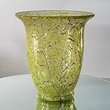 lotzorai provincia Idea regalo speciale Vaso in vetro antico Loetz Macinino monastico Art Deco in vetro soffiato altezza 15 cm diametro superiore 14,5 cm sotto strappo colore verde oro condizione come nuovo