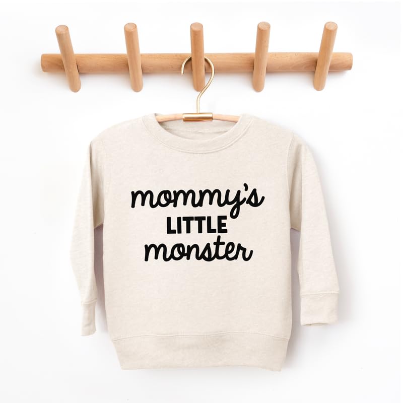 Bump and Beyond Designs Cute Toddler Halloween Sweatshirt for Boys and Girls, Mommy's Little Monster4