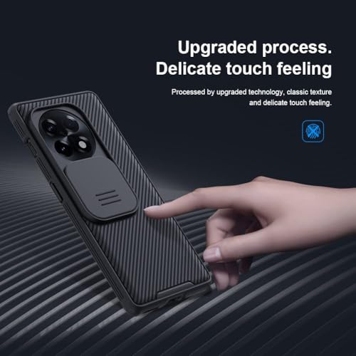 Image of PRITO Classic Series Compatible OnePlus 11R (1+11R) Back Case with Camera Cover, [Camera Lens Protector] [Scratch-Resistant] [360 Full Protection] Shockproof Slim Phone Case - PC+TPU (1+11 R).