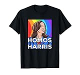 Homos for Kamala Harris Queer Vote President 2024 Gay LGBTQ T-Shirt