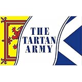 AZ FLAG - Tartan Army Of Scotland Flag - 3x5 Ft - 100D Polyester Scottish Football Banner with Two Metal Grommets - Fade Resistant - Vivid Colors - 3' x 5' Feet - 150x90 Cm