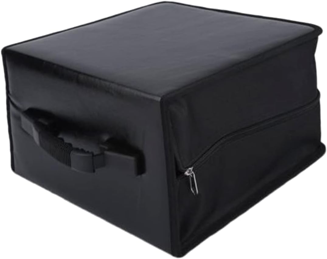 Disc Capacity Portable Cd DVD Holder Bag Large Storage Case Organizer for Media Convenient Carrying Design for Easy Access and Protection Black