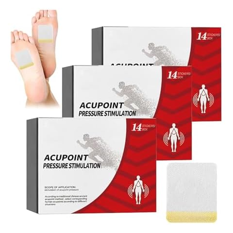 LJRHYEH 3Box Huatangxiao Acupoint Pressure Stimulation 14pcs/Box Acupoint Sticker Cover