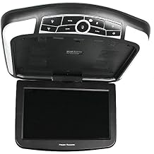 Power Acoustik متعدد الألوان PMD-130H 10.3 "نظام ترفيهي على شكل غطاء محرك أقراص DVD مع أجهزة إرسال IR و FM ، لهجات LED و 3 جلود ملونة قابلة للتبديل