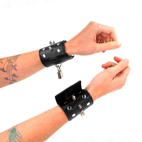 Kink - Bracciali Stile Punk Con Pinchi 25 X 6 Cm