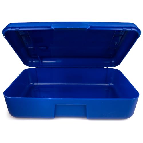 Image of Craft County Solid Color Pencil Box - Store All Your Art Supplies in 1 Convenient Location - 5 Vibrant Colors to Choose From