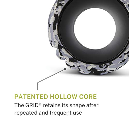 Triggerpoint Grid Foam Roller, Deep Tissue Muscle Massage, Versatile Foam Roller, Multi Purpose, With Free Online Instructional Videos, Grey Camo, 13''/33Cm #TOP5