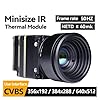 Thermal Camera Fpv 256/384/640 9MM Thermal Imaging Camera For FPV Drones With CVBS Interface Micro Imager Module(256X192 9mm CVBS)
