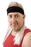 Mullet On The Go The Silverfox Mullet Headband Wig