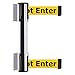 Tensator - 896T2-1P-STD-YAX-C - Belt Barrier, 7-1/2 ft, 2 Belts, 2 in. W