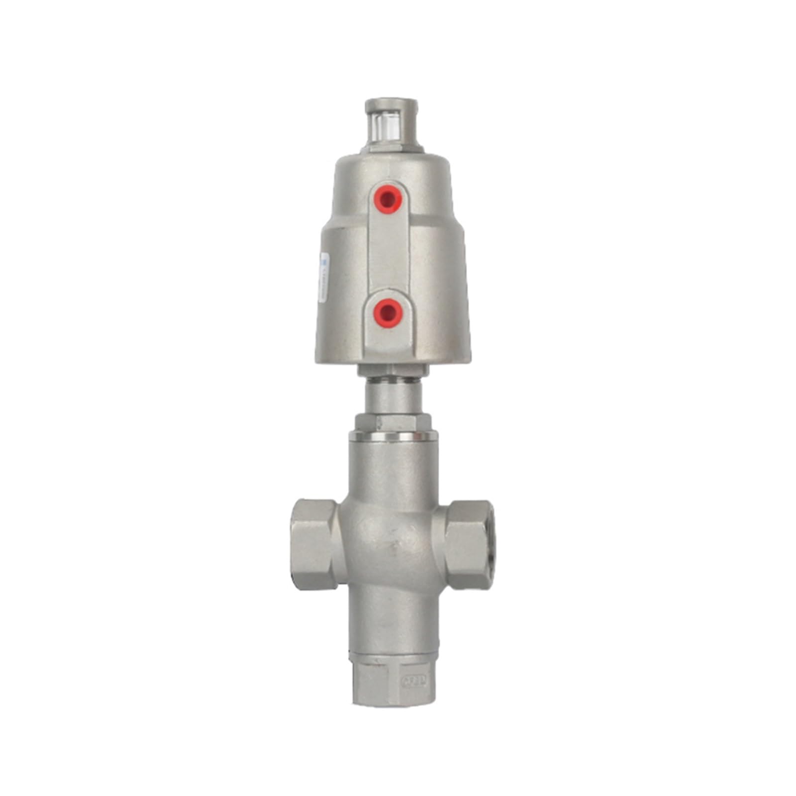 Vanne de siège pneumatique DN20 en acier pour fluides et vapeur